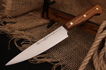 Нож кухонный серии "Classic" 170мм, 95х18, рукоять дуб.